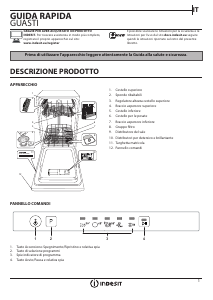 Manuale Indesit DSIE 2B10 Lavastoviglie