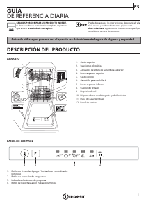 Manual de uso Indesit DSIE 2B10 Lavavajillas