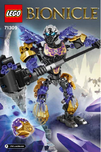 Handleiding Lego set 71309 Bionicle Onua vereniger van de aarde