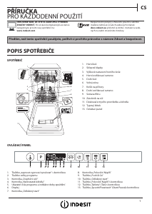 Manuál Indesit DSIO 3T224 Z E Myčka na nádobí