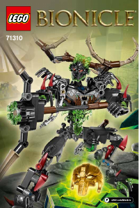 Handleiding Lego set 71310 Bionicle Umarak de jager