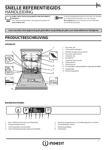 Handleiding Indesit EDIFP 68B1 A EU Vaatwasser