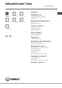 Manual Indesit IDL 500 EU.2 Dishwasher