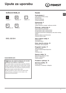 Kullanım kılavuzu Indesit IDCL G5 B H (EU) Kurutma makinesi
