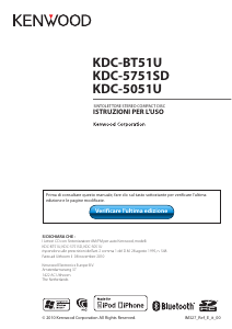 Manuale Kenwood KDC-5751SD Autoradio