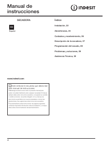 Manual de uso Indesit IDV 75 (EU) Secadora