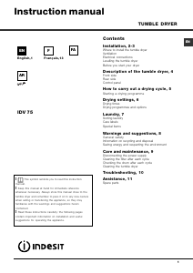 كتيب إندست IDV 75 (KW) مُجفف