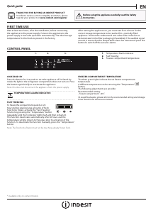 Manual Indesit INF 901 EAA 1 Freezer