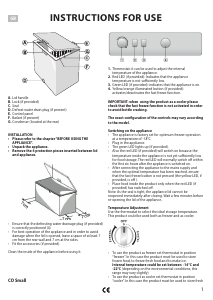 Handleiding Indesit OS B 100 2 (RU) Vriezer