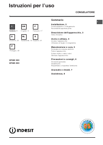 Bedienungsanleitung Indesit UFAN 400 Gefrierschrank