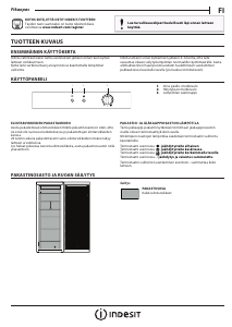 Käyttöohje Indesit UI4 1 W UK.1 Pakastin