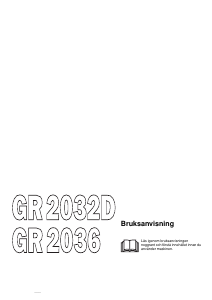 Bruksanvisning Jonsered GR 2032D Grästrimmer