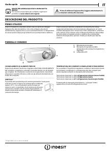 Manuale Indesit B 18 A1 D S/I 1 Frigorifero-congelatore