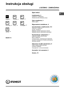 Manual Indesit BAAN 13 S Combina frigorifica