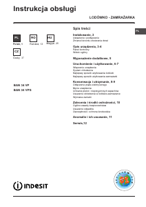 Használati útmutató Indesit BAAN 34 VPS Hűtő és fagyasztó