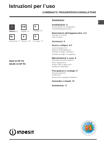 Manual de instruções Indesit IB 34 AA F X (12 páginas)