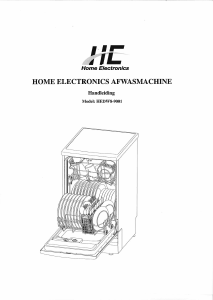 Handleiding Home Electronics HEDW8-9001 Vaatwasser