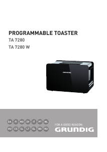 Brugsanvisning Grundig TA 7280 W Brødrister