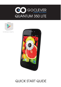 Manual GOCLEVER Quantum 350 LITE Mobile Phone