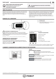 Mode d’emploi Indesit INS 1001 AA Réfrigérateur combiné