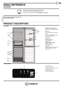 Handleiding Indesit LI9 S2Q W Koel-vries combinatie