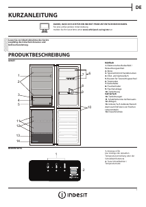 Bedienungsanleitung Indesit LI9 S2Q W Kühl-gefrierkombination