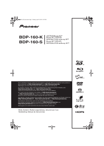 Mode d’emploi Pioneer BDP-160-K Lecteur de blu-ray