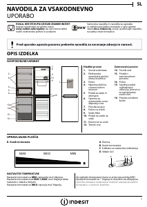 Priročnik Indesit LR8 S1 S AQ Hladilnik in zamrzovalnik