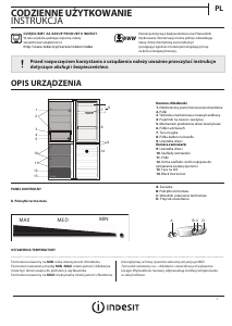 Instrukcja Indesit LR8 S1 W B Lodówko-zamrażarka