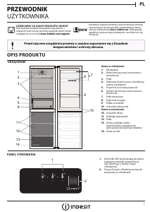 Instrukcja Indesit LR9 S1Q F W Lodówko-zamrażarka