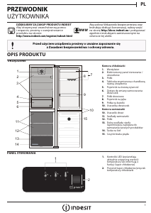 Instrukcja Indesit LR9 S2Q F W B Lodówko-zamrażarka