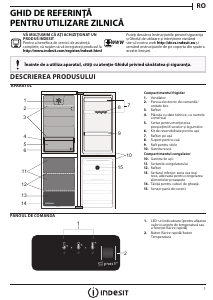 Manual Indesit LR9 S2Q F W B Combina frigorifica