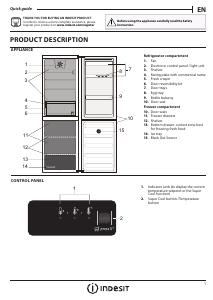 Handleiding Indesit LR9 S2Q F X B Koel-vries combinatie