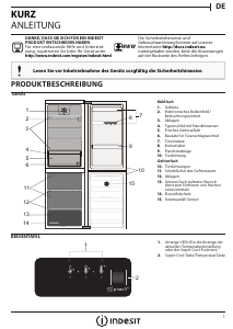 Bedienungsanleitung Indesit LR9 S2Q F X B Kühl-gefrierkombination