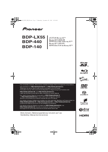 Manuale Pioneer BDP-440 Lettore blu-ray