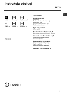 Manual Indesit IPG 640 S (BK) (EE) Plită