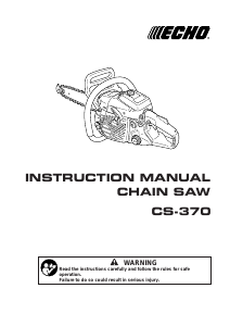 Handleiding Echo CS-370 Kettingzaag