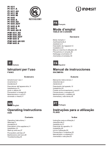 Handleiding Indesit PI 640 A (BK) Kookplaat