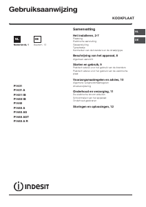 Handleiding Indesit PI 640 AST (IX) Kookplaat