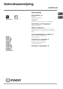 Handleiding Indesit PI 640 S(IX) Kookplaat