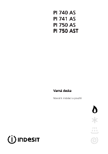 Manuál Indesit PI 750 AST (IX) Varná deska