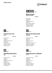 Handleiding Indesit PIM 640 AST (IX) Kookplaat