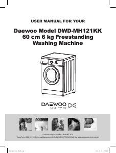 Manual Daewoo DWD-MH121NS Washing Machine