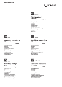 Instrukcja Indesit THP 641 W/IX/I EE Płyta do zabudowy
