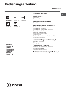 Brugsanvisning Indesit TK 64 CL Kogesektion