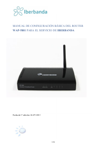 Manual de uso Comtrend WAP-5881 (Iberbanda) Router