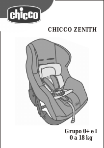Manual Chicco Zenith Cadeira auto