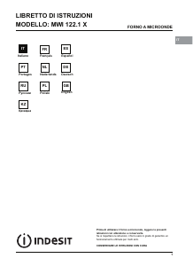 Manual Indesit MWI 122.1 X Micro-onda