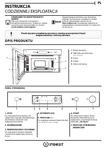 Instrukcja Indesit MWI 3211 IX Kuchenka mikrofalowa