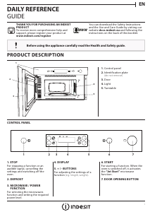 Manual Indesit MWI 3211 IX Microwave